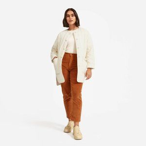 Everlane Quilted White Jacket (brand new)